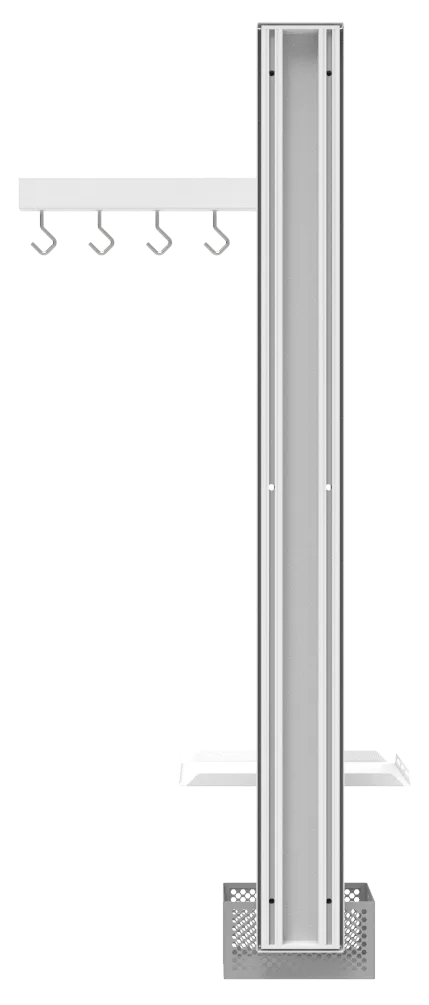 Suporte de parede BWS Basic Wall Support 006 da Udow Tecnologia